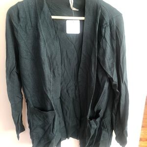 NWT green cardigan